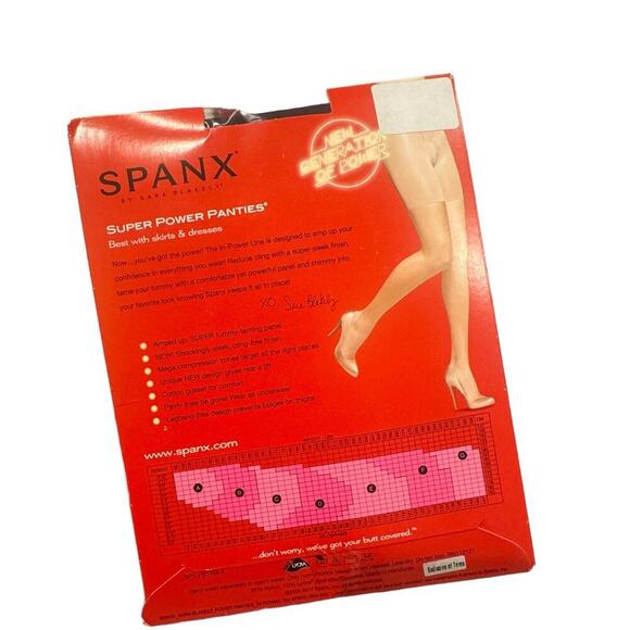 SPANX by Sara Blakely Super Power Panties Black Size B / S NWB - Picture 3 of 6